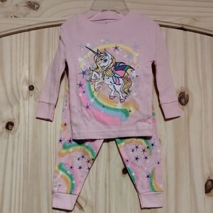 Kidgets Pink Unicorn Kids Pajama Set